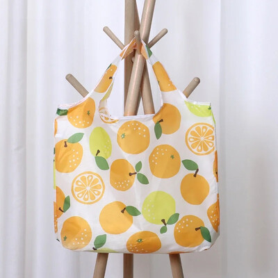 Geantă drăguță Capybara de mare capacitate pentru cumpărături cu păpușă Geantă portabilă ușoară Organizator creativ pliabil din pânză pentru călătorii