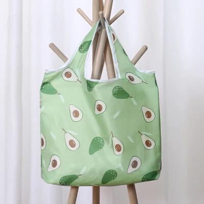 Geantă drăguță Capybara de mare capacitate pentru cumpărături cu păpușă Geantă portabilă ușoară Organizator creativ pliabil din pânză pentru călătorii