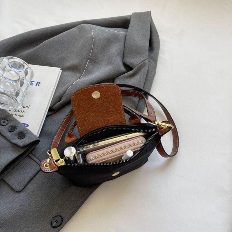 Mini geantă pentru găluște, ocazională, cu umăr înclinată