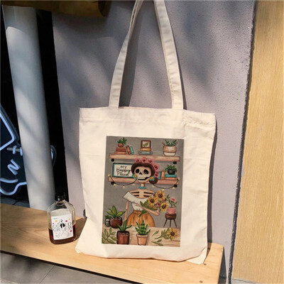 Geantă de cumpărături amuzantă cu desene animate cu veveriță, geantă de umăr de vară, geantă de cumpărături portabilă pentru mediu, cadou