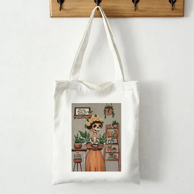 Geantă de cumpărături amuzantă cu desene animate cu veveriță, geantă de umăr de vară, geantă de cumpărături portabilă pentru mediu, cadou