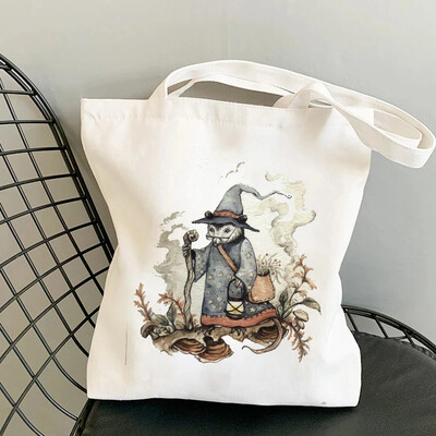 Geantă de cumpărături amuzantă cu desene animate cu veveriță, geantă de umăr de vară, geantă de cumpărături portabilă pentru mediu, cadou