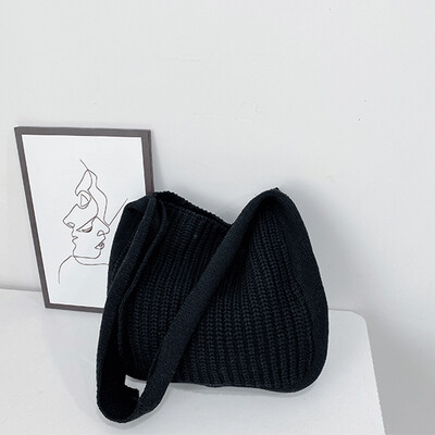 Genți de umăr pentru femei Geantă Hobo din croșetat de mare capacitate Genți de mână noi de tricotat Geantă de cumpărături pentru femei Geantă tote țesătă în gol