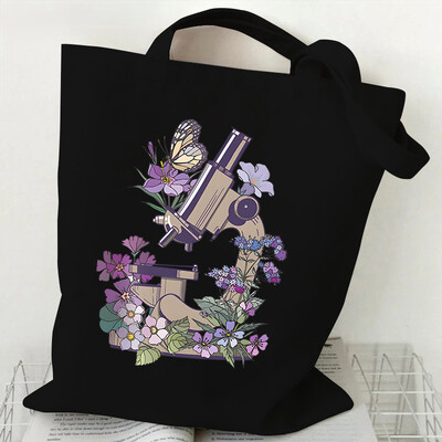 Ženske velike torbe Cvjetni leptir Grafički lagani uzorak Dizajnerska torba Ženska ručna torba Vintage tehnički printani cvijet