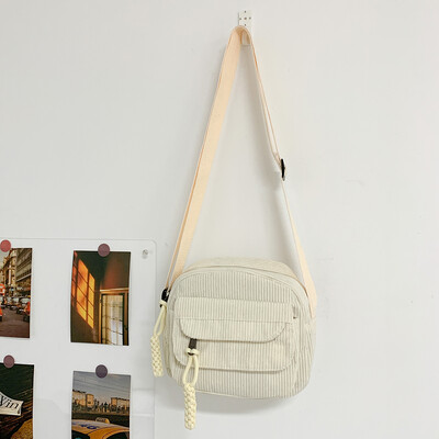 Geantă crossbody din velur pentru femei, geantă de umăr simplă cu mai multe straturi, geantă mică, pătrată, ghiozdan, geantă hobo, posetă de vacanță de călătorie