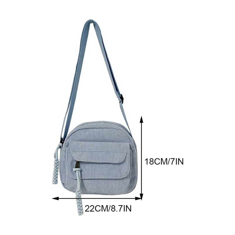 Geantă crossbody din velur pentru femei, geantă de umăr simplă cu mai multe straturi, geantă mică, pătrată, ghiozdan, geantă hobo, posetă de vacanță de călătorie