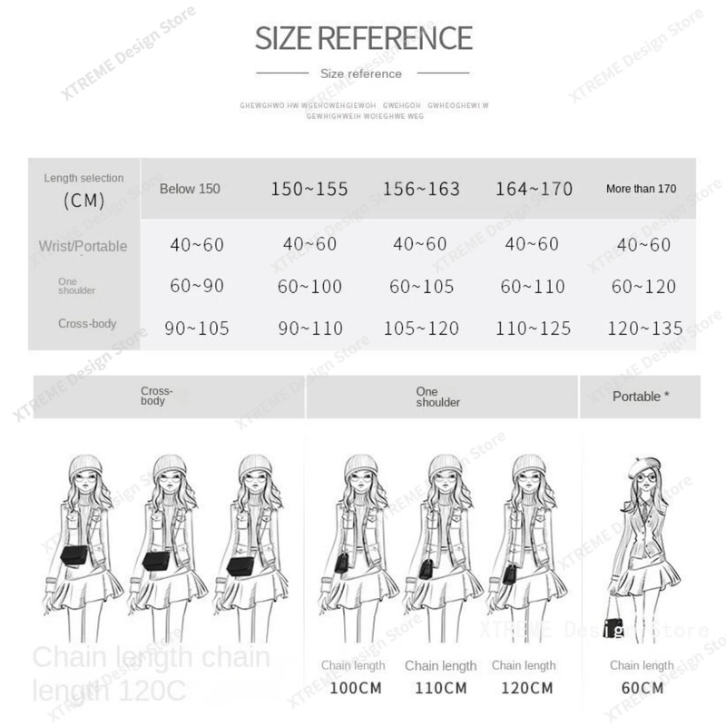 Zelta soma ķēdes aksesuāri Metāla pagarinājuma ķēdes padušu krustojuma plecu jostas maiņas somas Siksniņa sieviešu somai