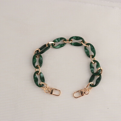 Lanț de genți din acril vintage Genți colorate detașabile Curea pentru geantă de mână Geanta de umăr Lanț din rășină multifuncțională pentru poșetă All-match