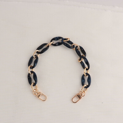 Lanț de genți din acril vintage Genți colorate detașabile Curea pentru geantă de mână Geanta de umăr Lanț din rășină multifuncțională pentru poșetă All-match