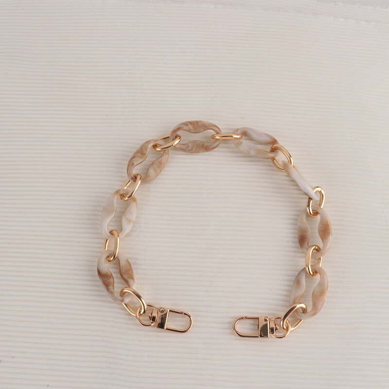 Lanț de genți din acril vintage Genți colorate detașabile Curea pentru geantă de mână Geanta de umăr Lanț din rășină multifuncțională pentru poșetă All-match