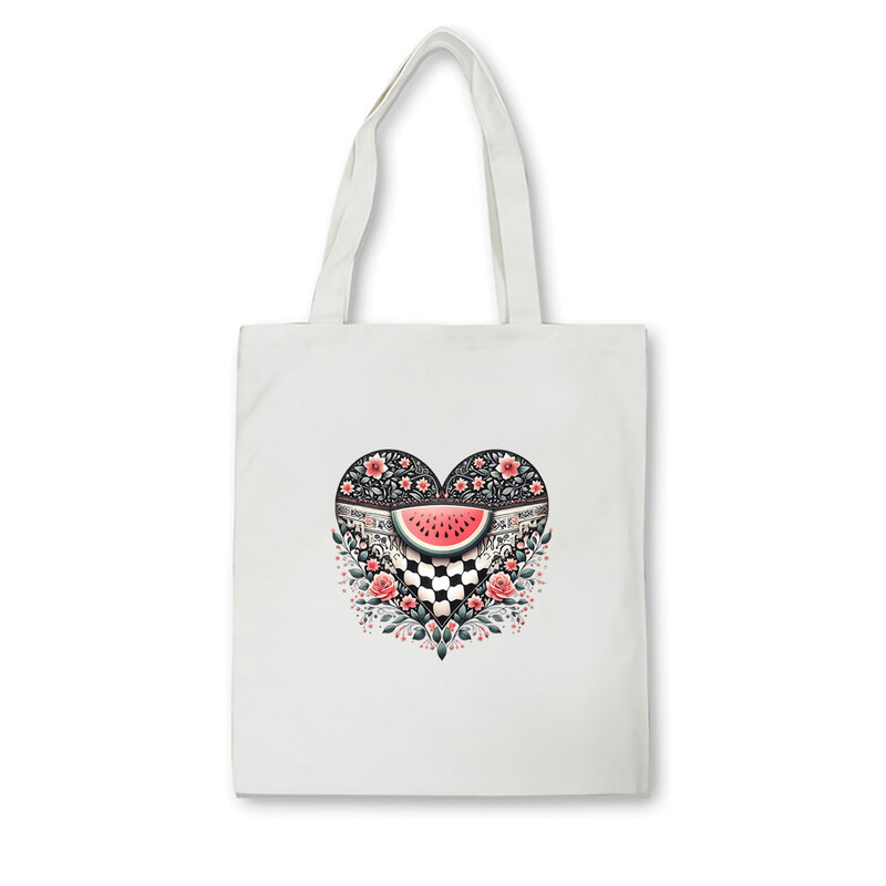 Ovo nije parodija lubenice Magritte torba s uzorkom lubenice Peace platnena torba na rame Ženska višekratna torba za kupnju