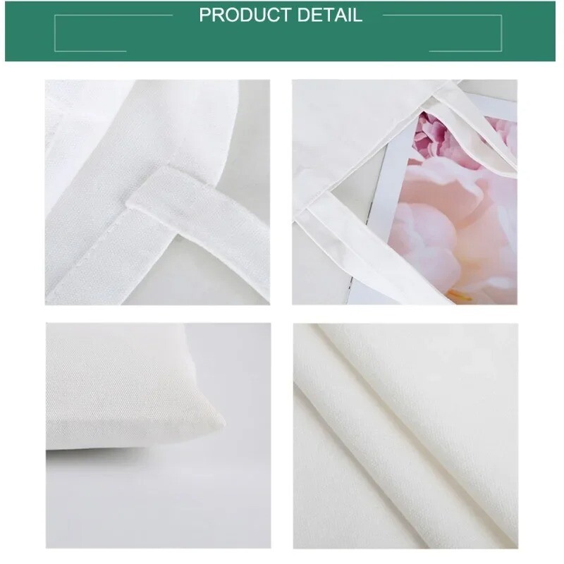 Karikatūras šnauceru drukas balts kanvas soma Lielas ietilpības iepirkumu soma Viegla, universāla, daudzpusīga atkārtoti lietojama plecu soma