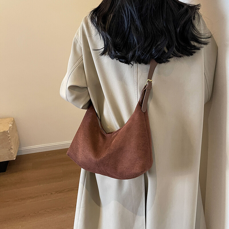 Geantă de damă pentru femei Geantă de modă Geantă de umăr cu curea reglabilă cu buzunar interior Geantă de mână cu fermoar pentru geantă de călătorie de lucru