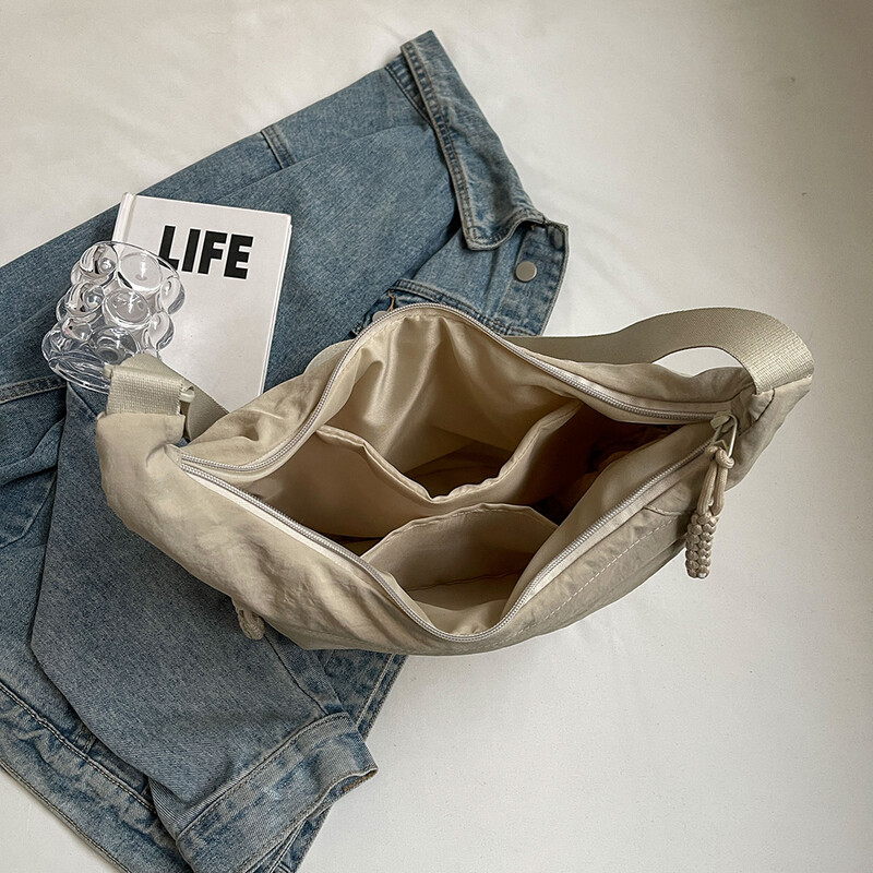 Geantă pentru femei Hobo Sling Geantă cu mai multe buzunare Crescent Crossbody Geantă de mare capacitate zilnică Messenger Curea reglabilă Geantă de călătorie în aer liber