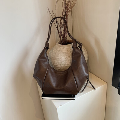 Torba ispod pazuha PU kožna jednobojna polumjesečasta torba za žene, ručna torba s podesivim remenom, torba s patentnim zatvaračem Hobo torba za posao, putovanje