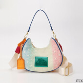 2025. Novi dizajn Ženska torba ispod pazuha Niche Personalizirana gradijentna boja Torba ispod pazuha Torba za rame s otisnutom orlovskom glavom Platnena torba