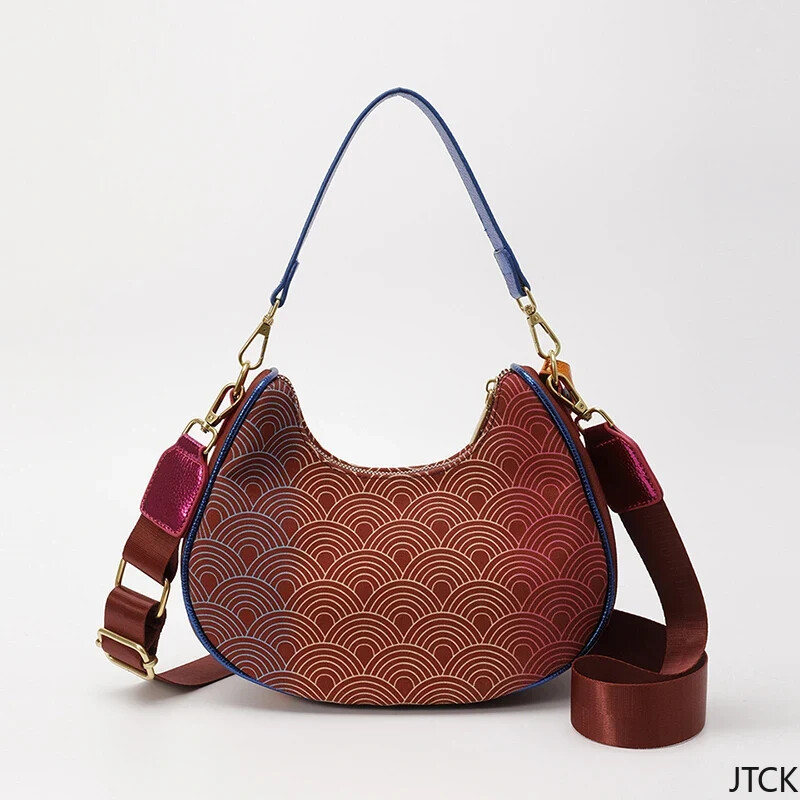 2025. Novi dizajn Ženska torba ispod pazuha Niche Personalizirana gradijentna boja Torba ispod pazuha Torba za rame s otisnutom orlovskom glavom Platnena torba