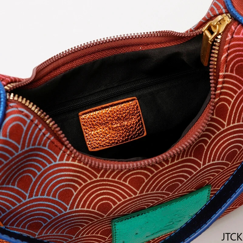 2025. Novi dizajn Ženska torba ispod pazuha Niche Personalizirana gradijentna boja Torba ispod pazuha Torba za rame s otisnutom orlovskom glavom Platnena torba