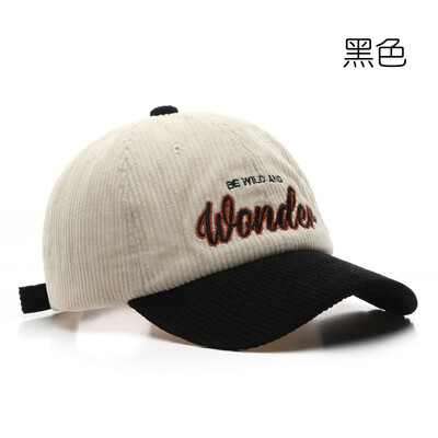 Șapcă de baseball din velur, toamnă iarnă, pentru bărbați, femei, broderie cu litere noi, moale, pălărie moale, șapci hip hop unisex