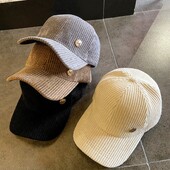 Ležerne svestrane kape s pačjim kljunom Zaštita od sunca Zaštita od sunca Slovo M Kape Baršunaste bejzbol kape proljeće/ljeto