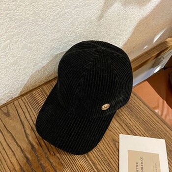 Casual ευέλικτο Duckbill Caps Sun Protection Letter M Caps Velvet Baseball Caps Άνοιξη/Καλοκαίρι