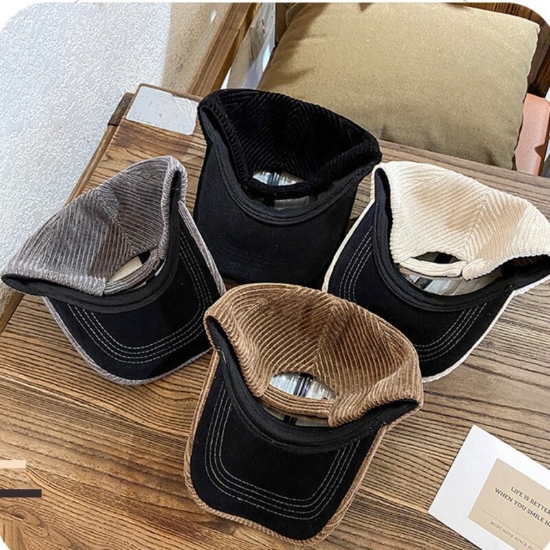 Ležerne svestrane kape s pačjim kljunom Zaštita od sunca Zaštita od sunca Slovo M Kape Baršunaste bejzbol kape proljeće/ljeto