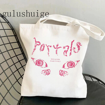 Нова мода в пазарската чанта Melanie Martinez Eco Manga Tote Harajuku Shopper Bag Дамска платнена чанта през рамо