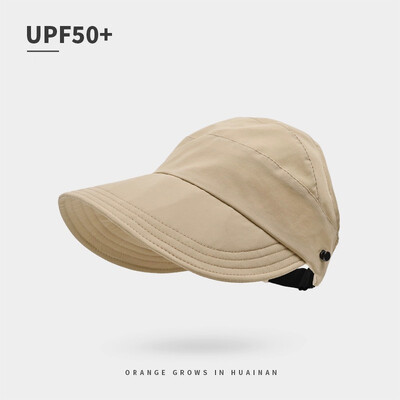 Pălărie cu uscare rapidă, șapcă goală de vară, upgrade pentru femei, poate agăța masca în aer liber Vizieră subțire, cu uscare rapidă, cu protecție solară.
