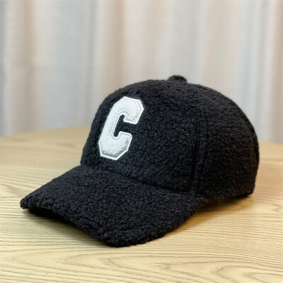 Pălărie nouă sosire, toamnă și iarnă, pentru femei, cu lână de miel, șapcă de baseball heattech, șapcă cu vârf în stil k, pentru călătorii în aer liber pentru femei