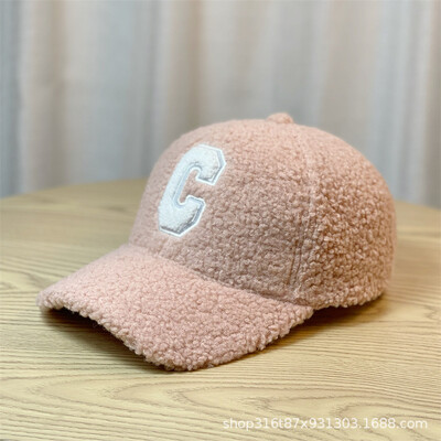 Pălărie nouă sosire, toamnă și iarnă, pentru femei, cu lână de miel, șapcă de baseball heattech, șapcă cu vârf în stil k, pentru călătorii în aer liber pentru femei