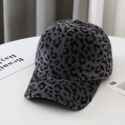 Jesenske i zimske kape Ženska kapa s divljom leopard patkom Hip-Hop ulična moda Proljetna i jesenska plišana bejzbol kapa Studentska kapa B33