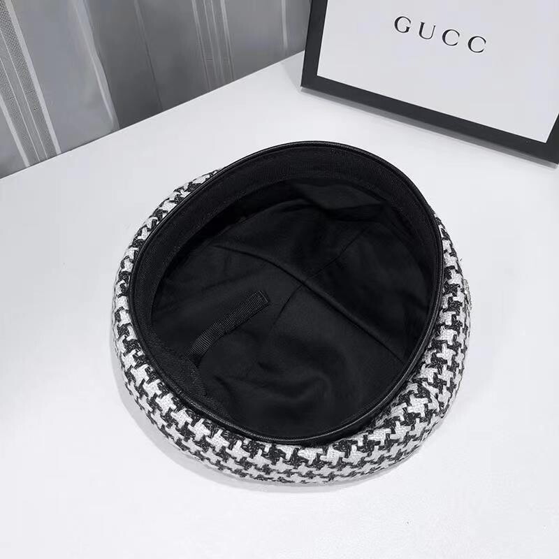 Pălărie de damă Beretă 2023 Noua modă cu picioare de găină Femeie Britanică Retro octogonală Pălărie de pictor Pălărie de toamnă Kepi pentru femei