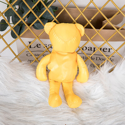 Urs acoperit cu aur ECO Umplutură din bumbac Geanta impermeabilă Băcănie reutilizabilă Geantă de cumpărături din bumbac de mare capacitate