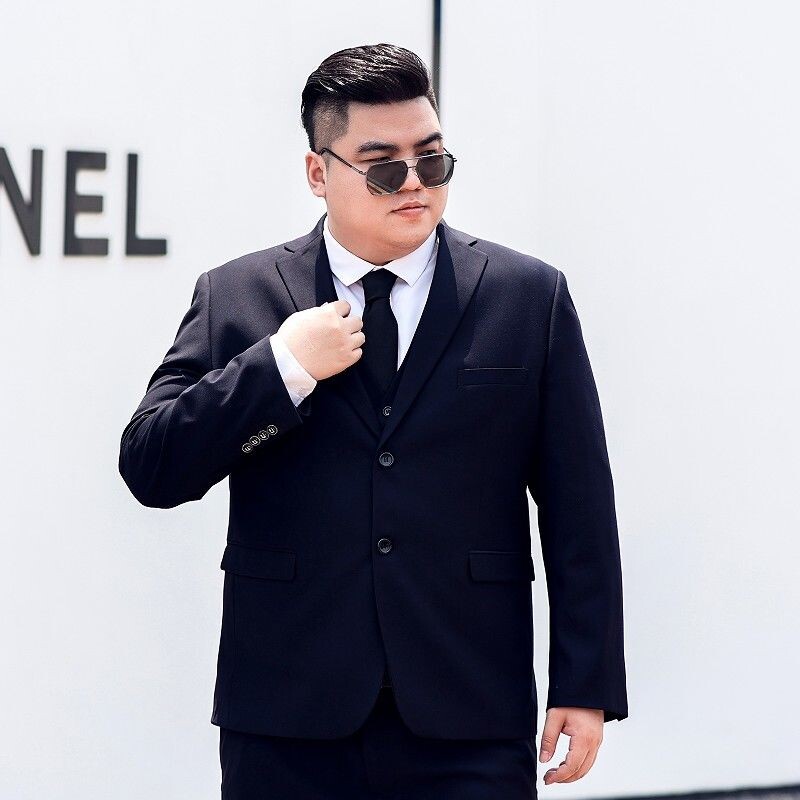 10XL 2-dijelna odijela Vjenčane hlače Jakna Muški blejzeri Veliki crni komplet odijela Debeli široki poslovni formalni ležerni profesionalni korejski