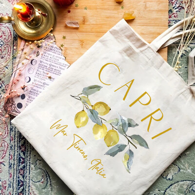 1 buc. Geantă de tote cu model de lămâi Geantă de umăr din pânză ocazională Geantă de mână portabilă pentru călătorii școlare Genți de cumpărături pentru femei