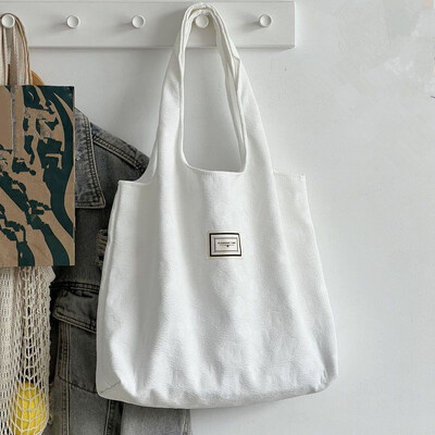 Geantă tote elegantă cu relief pentru navetă, geantă de umăr versatilă zilnică, geantă de mână din pânză cu design original, geantă casual pentru subrat