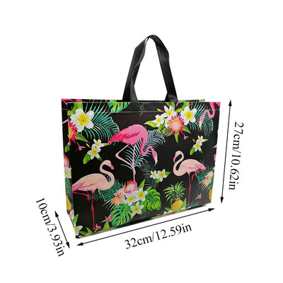 Butterfly Cats Eco Shopping Bag Сгъваема чанта за храна за вкъщи Пазарска чанта за многократна употреба с нетъкано филмово покритие Пътни сгъваеми чанти за хранителни стоки