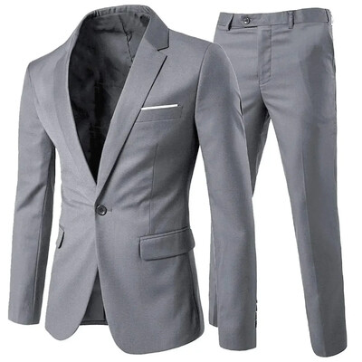 Costume elegante pentru barbati nunta 3 piese 2 set jachete vesta pantaloni sacouri de lux tinuta mire clasic complet 2024 costum formal