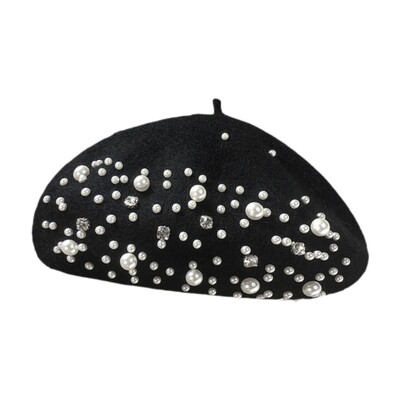 Ženska beretka, mekana, lagana kapa za zagrijavanje, dar na pozornici za Noć vještica