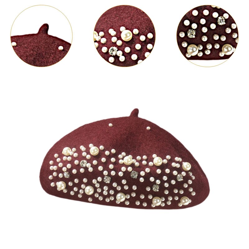 Ženska beretka, mekana, lagana kapa za zagrijavanje, dar na pozornici za Noć vještica