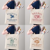 1kom Percy Jackson Odgovarajući uzorak Tote Bag Platnena torba za rame za putovanja Svakodnevna Ženska torba za višekratnu kupnju