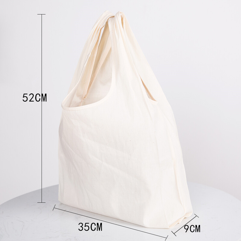 EKO Tote Somas Saliekamais iepakojums Rokassomas Audekla somas Atkārtoti lietojama kokvilnas viena plecu soma Iepirkšanās čeks Sieviešu salokāma iepirkumu soma