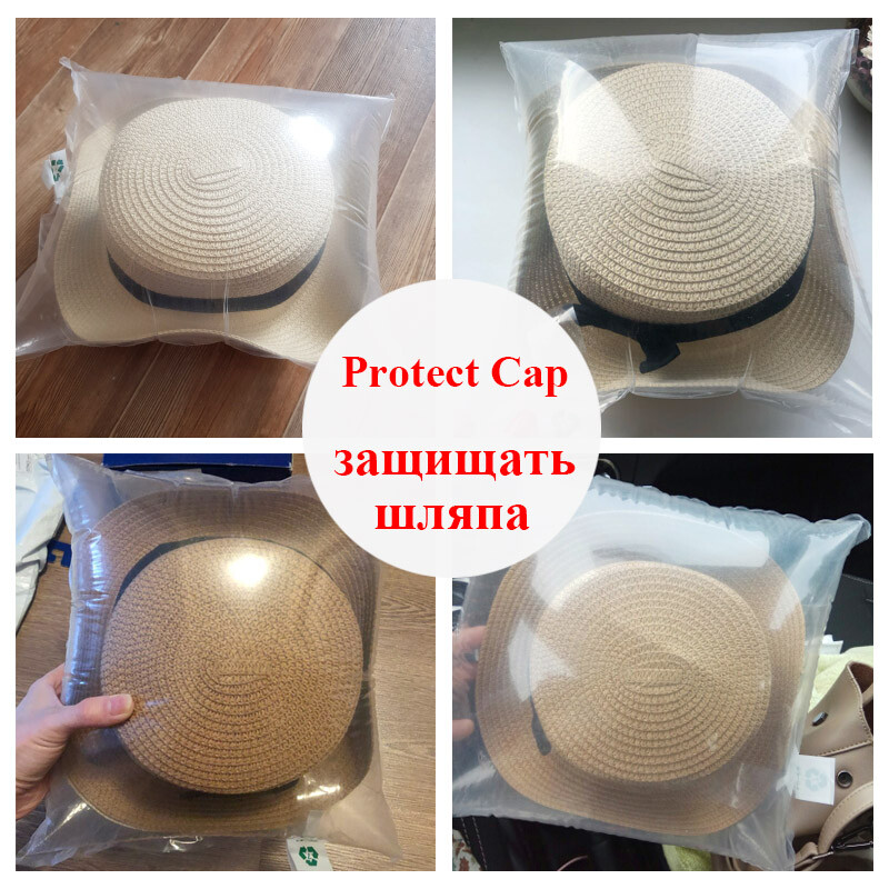 Pălărie de paie Pălărie de vară pentru femei Plajă pentru doamne Casual Plat Brom Bowknot Pălărie Panama Respirabilă FashPălării de soare de modă respirabile pentru femei