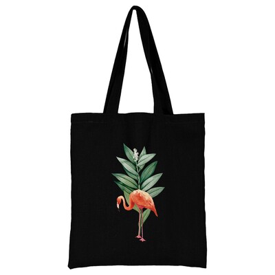 Geantă de cumpărături din pânză pentru femei Genți de umăr Genți de mână pentru cumpărători Genți de mână pentru navetă Poze de mână cu imprimeu flamingo New Fashion Tote pentru depozitare ecologică