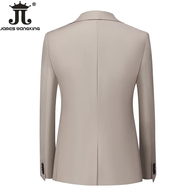 (Jachetă + Vestă + Pantaloni) Costum de afaceri oficial pentru bărbați pentru fumători Set din trei piese Rochie de mireasă pentru petrecere Costum tiranian pentru bărbați