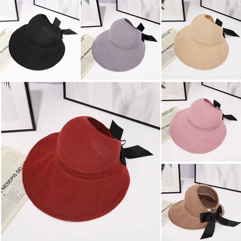 Šeširi za sunčanje sa širokim obodom Novi štitnik s UV zaštitom Kapa s kapom s repom Kape za plažu Ljeto