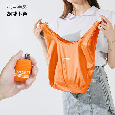 Polybye nailon pliabil geantă reutilizabilă pentru cumpărături geantă mică Geantă de băcănie, ușoară, solidă premium