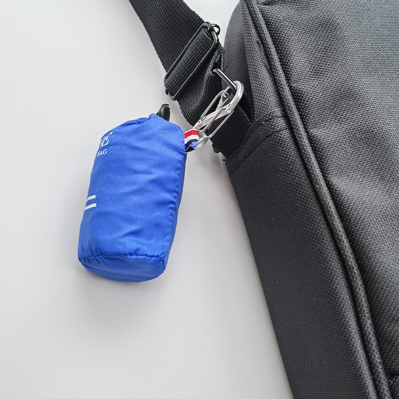 Polybye Geantă de tote reutilizabilă super ușoară Geantă de cumpărături pliabilă din nailon ecologică Geantă de băcănie Geantă de prânz Geantă de reciclare