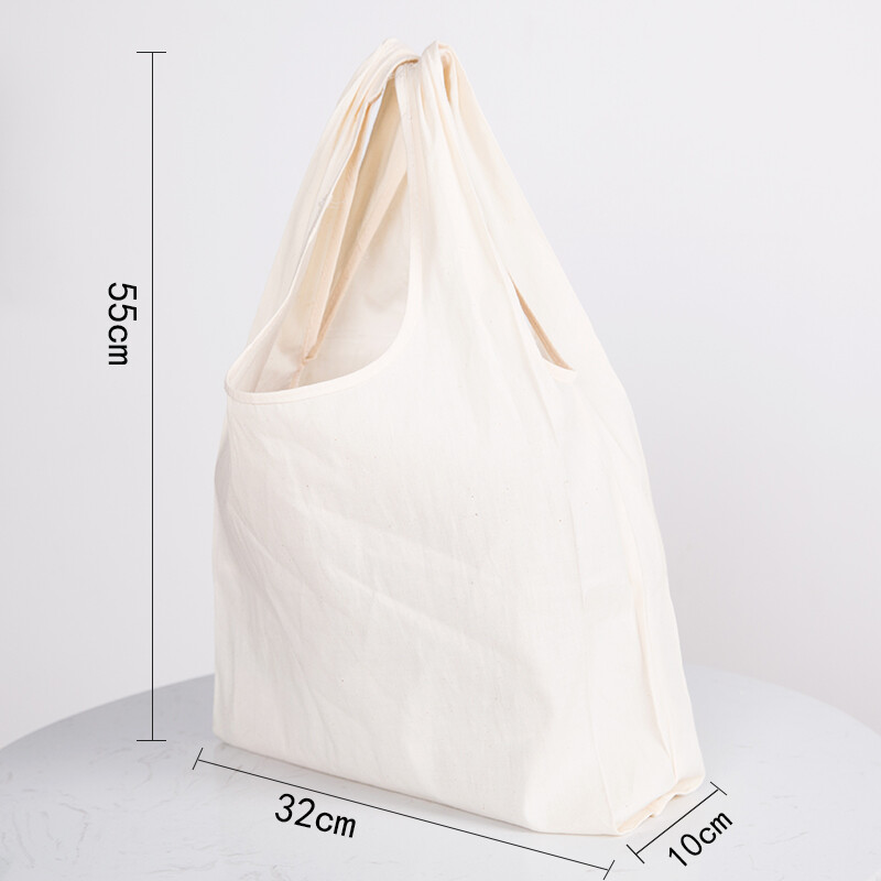 Geantă ECO pentru cumpărături Geantă de pânză Pachet pliabil Femei Bărbați de înaltă calitate Articole reutilizabile Geantă de cumpărături pliabilă din bumbac de mare capacitate