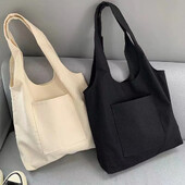 Sieviešu bagāžas soma Audekls iepirkumu somas Audekla soma Roku soma plecu soma randiņu iepirkšanās skola Biroja kanvas soma